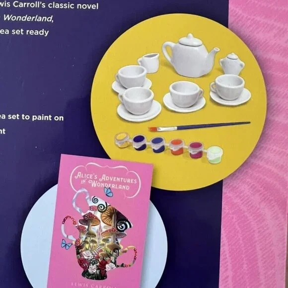 NEW Alice's Adventures In Wonderland Classic Edition Tea Set Project Kit - Picture 3 of 5